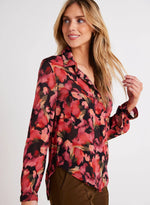 Load image into Gallery viewer, Bella Dahl - Full Button Down Hipster Shirt - Autumn Bloom Print
