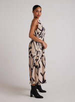 Load image into Gallery viewer, Bella Dahl - Pleated Halter Maxi Dress - Ivory Mosaic Print
