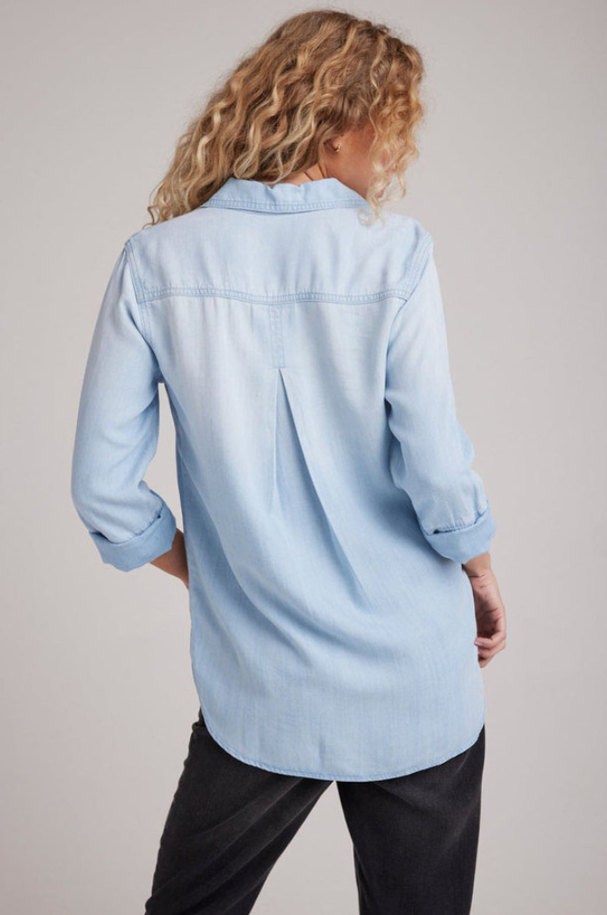 Bella Dahl - Shirt Tail Button Down Shirt - Sunbleach Wash