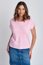 Load image into Gallery viewer, Cloth Paper Scissors - Crew Neck Tee - Lolly Pink
