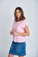 Load image into Gallery viewer, Cloth Paper Scissors - Crew Neck Tee - Lolly Pink
