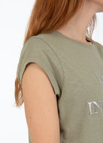 Load image into Gallery viewer, Coster Copenhagen - Heart Alfi T Shirt - Dusty Olive
