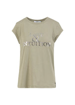 Load image into Gallery viewer, Coster Copenhagen - Heart Alfi T Shirt - Dusty Olive
