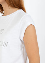 Load image into Gallery viewer, Coster Copenhagen - Heart Alfi T Shirt - White
