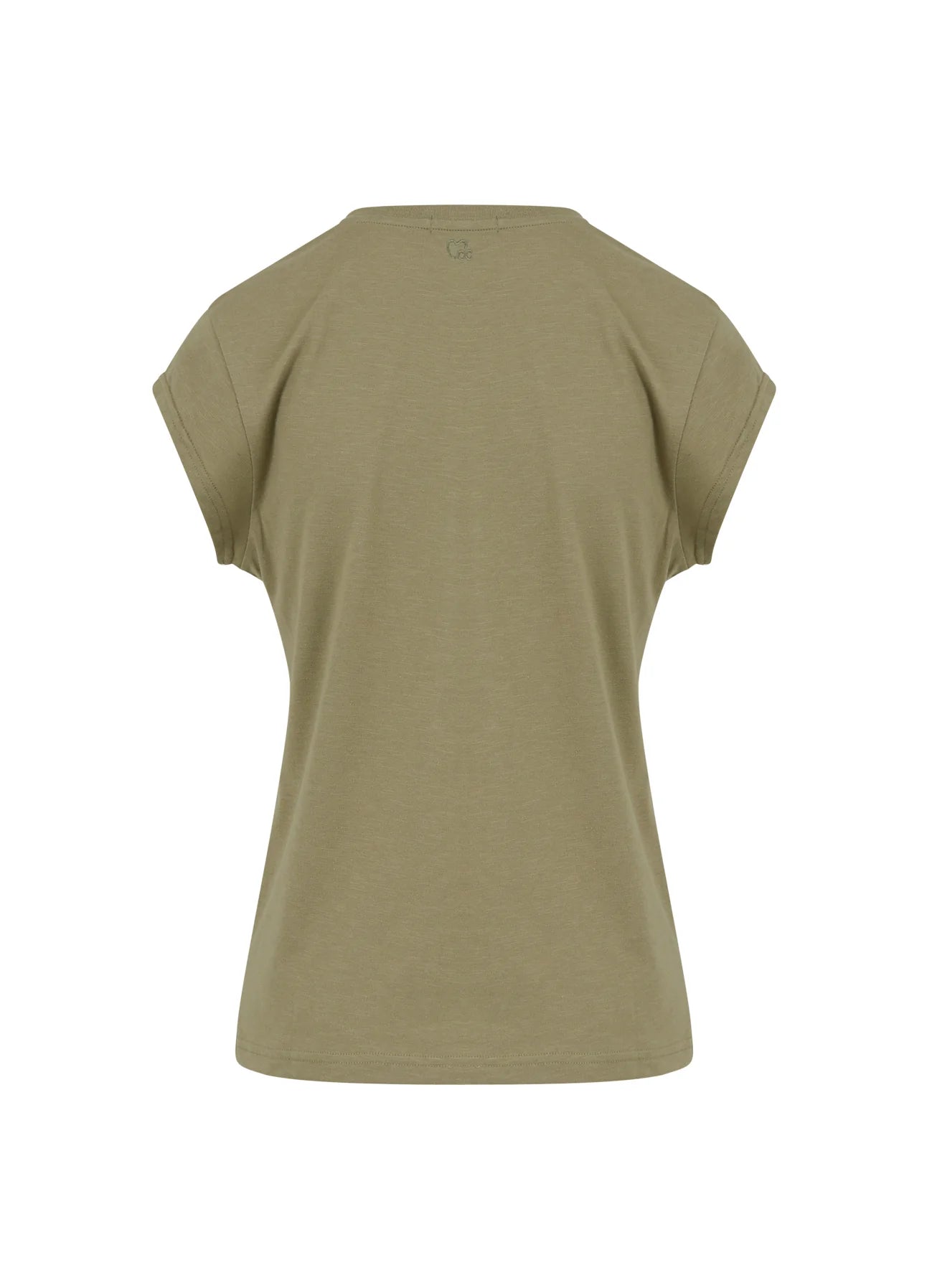 Coster Copenhagen - Heart Basic V Neck T Shirt - Dusty Olive