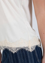 Load image into Gallery viewer, Coster Copenhagen - Heart Rosie Lace Top - Cream
