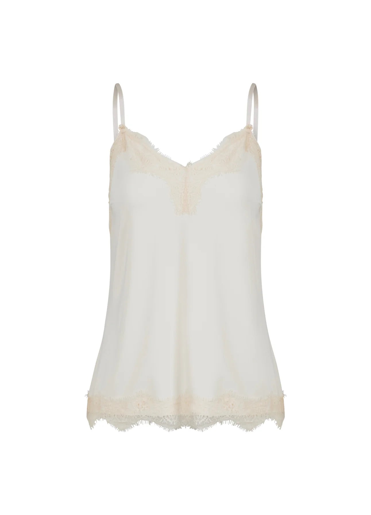 Coster Copenhagen - Heart Rosie Lace Top - Cream