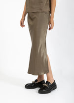 Load image into Gallery viewer, Coster Copenhagen - Heart Styler Mid Length Skirt - Army
