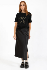 Load image into Gallery viewer, Coster Copenhagen - Heart Styler Midi Length Skirt - Black
