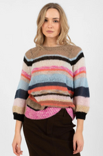 Load image into Gallery viewer, Coster Copenhagen - Stripe Knit - Multi Stripes
