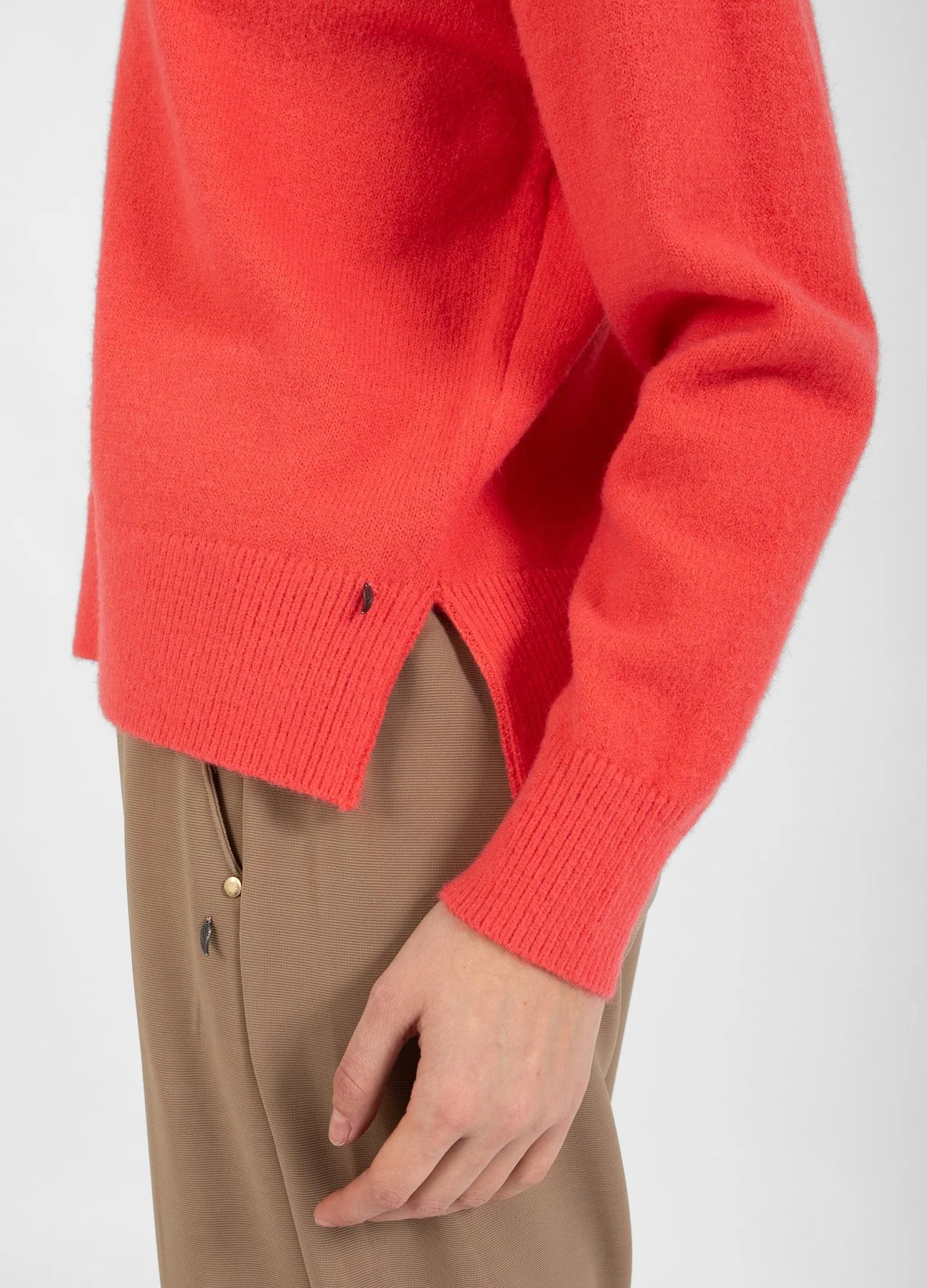 Coster Copenhagen - Sweater With Round Neck - Hot Coral