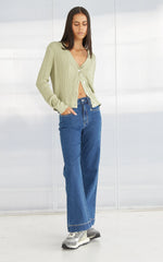 Load image into Gallery viewer, Dricoper - Dani Tencel Cardigan - Sage Green
