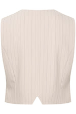 Load image into Gallery viewer, Gestuz - Joelle Pinstripe Waistcoat - Sand Pinstripe
