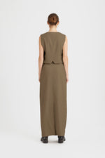 Load image into Gallery viewer, Gestuz - Liza Linen Waistcoat - Stone Grey
