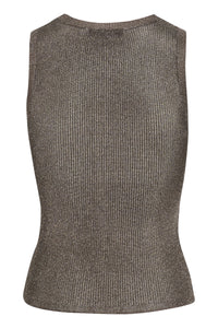 Gestuz - SilviGZ Top - Warm Grey Metallic