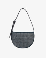 Load image into Gallery viewer, HVISK - Halo Denim Embellished Bag - Blue Ink
