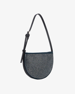 HVISK - Halo Denim Embellished Bag - Blue Ink