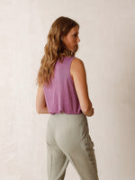 Load image into Gallery viewer, Indi And Cold - Linen Knitted Singlet - Lavender
