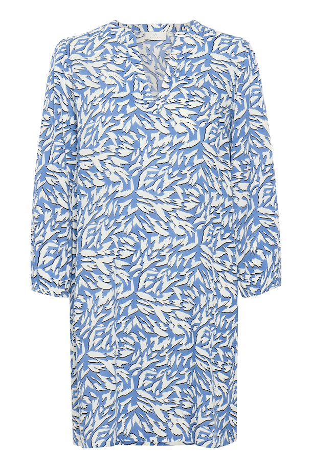 Kaffe - KJetta Tunic - Blue/White Graphic Animal