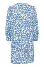 Load image into Gallery viewer, Kaffe - KJetta Tunic - Blue/White Graphic Animal
