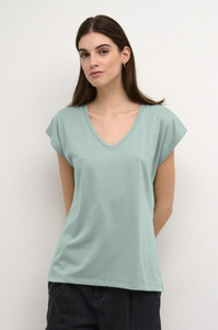 Kaffe - KAlise T Shirt - Granite Green