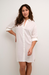 Kaffe - KAmilia Shirt Dress - Chalk