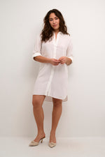 Load image into Gallery viewer, Kaffe - KAmilia Shirt Dress - Chalk
