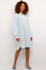 Load image into Gallery viewer, Kaffe - KAmilia Shirt Dress - Windsurfer/Chalk Stripe
