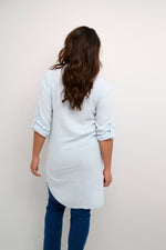 Load image into Gallery viewer, Kaffe - KAmilia Shirt Dress - Windsurfer/Chalk Stripe
