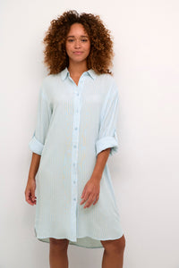 Kaffe - KAmilia Shirt Dress - Windsurfer/Chalk Stripe