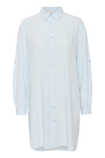 Load image into Gallery viewer, Kaffe - KAmilia Shirt Dress - Windsurfer/Chalk Stripe
