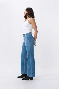 Kireina - Celeste Pant Long - 70s Blue