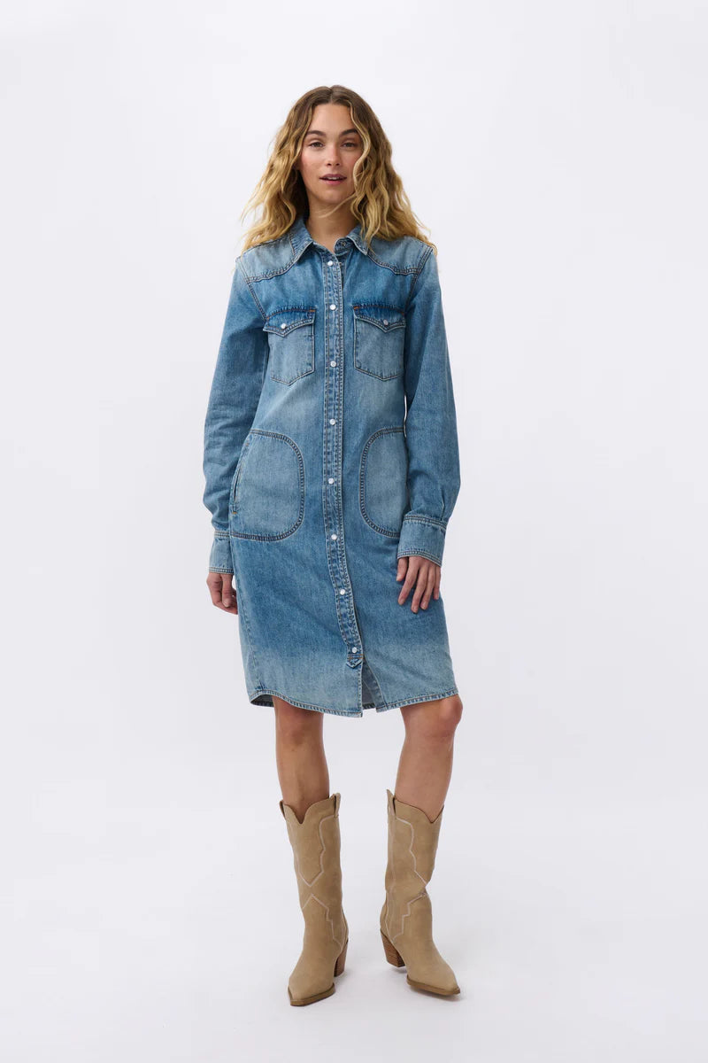 Kireina - Ellie Dress - Dakota Wash