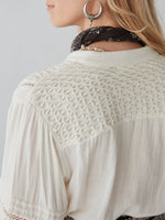 Load image into Gallery viewer, Maison Hotel - Angela Blouse - Meringe Garden Cream
