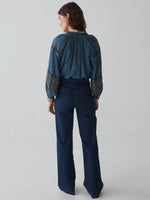 Load image into Gallery viewer, Maison Hotel - Audrey Blouse - Dipinto Di Blu
