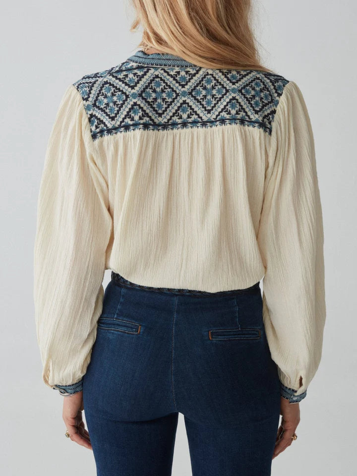 Maison Hotel - Beth Blouse - Wandering Star Sapphire