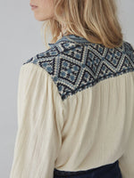 Load image into Gallery viewer, Maison Hotel - Beth Blouse - Wandering Star Sapphire
