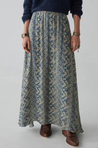 Maison Hotel - Ines Skirt - Spiral Blues Lapis Lazuli