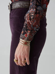 Maison Hotel - Kahlo Blouse - Jawaian Sunset Cobalto