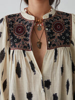 Load image into Gallery viewer, Maison Hotel - Macarena Blouse - Dust In the Wind Ivory
