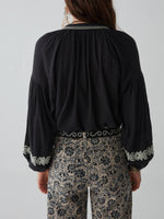 Load image into Gallery viewer, Maison Hotel - Tina Blouse - Luciola Notte
