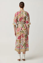 Load image into Gallery viewer, Once Was - Carmen Viscose Linen Placement Print Maxi Dress - Azalea Fields
