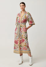 Load image into Gallery viewer, Once Was - Carmen Viscose Linen Placement Print Maxi Dress
