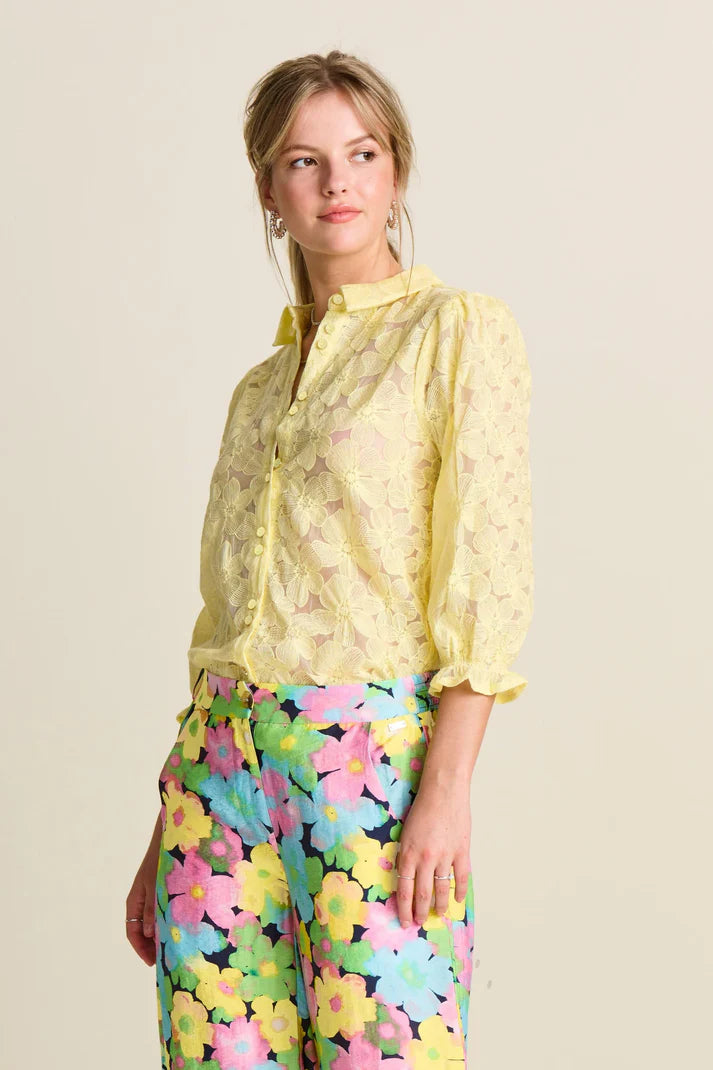 Pom Amsterdam - Blouse - Sunny Yellow