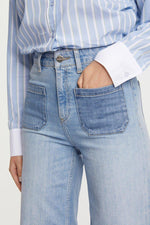 Load image into Gallery viewer, Rich And Royal - Marlene Denim Blue Pant
