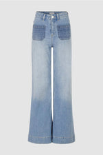 Load image into Gallery viewer, Rich And Royal - Marlene Denim Blue Pant
