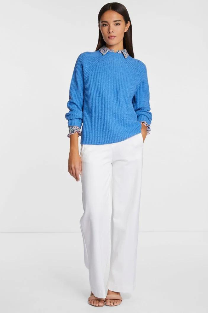 Rich And Royal - Tailored Pants - Pearl White