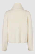 Load image into Gallery viewer, Second Female - Alvera Zip T Neck Knit - Vaporous White
