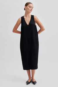 Second Female - Ambience Sateen Sleeveless Dress - Black