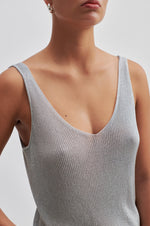 Load image into Gallery viewer, Second Female - Ellia Knit Top - Silver
